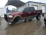 2004 Ford F150 Supercrew Burgundy vin: 1FTPW14524KC04401