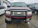 2004 Ford F150 Supercrew Burgundy vin: 1FTPW14524KC04401