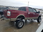 2004 Ford F150 Supercrew Burgundy vin: 1FTPW14524KC04401