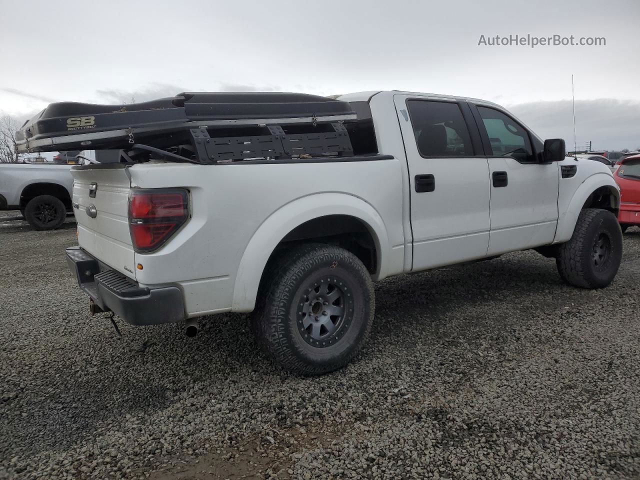 2004 Ford F150 Supercrew White vin: 1FTPW14524KC32666