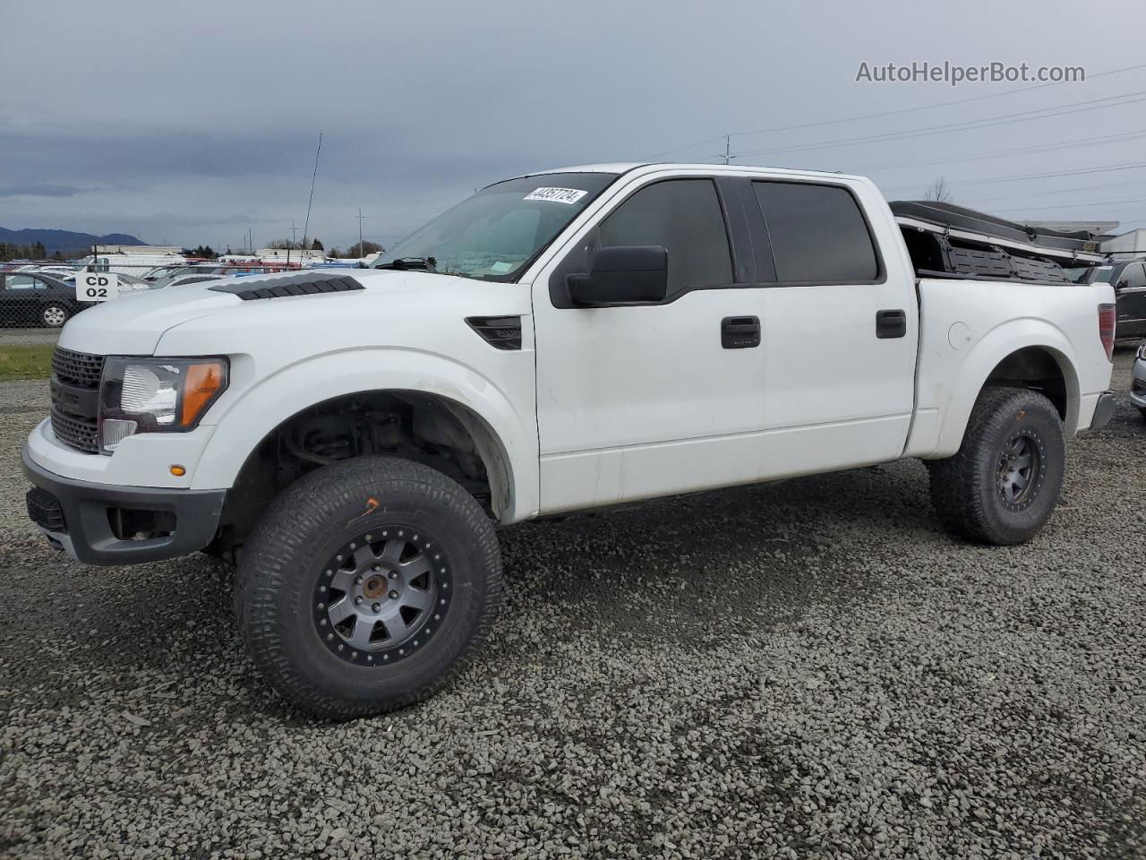 2004 Ford F150 Supercrew White vin: 1FTPW14524KC32666