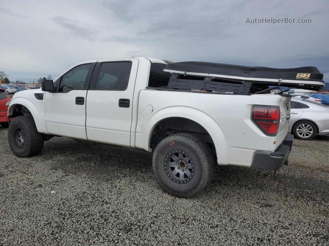 2004 Ford F150 Supercrew White vin: 1FTPW14524KC32666