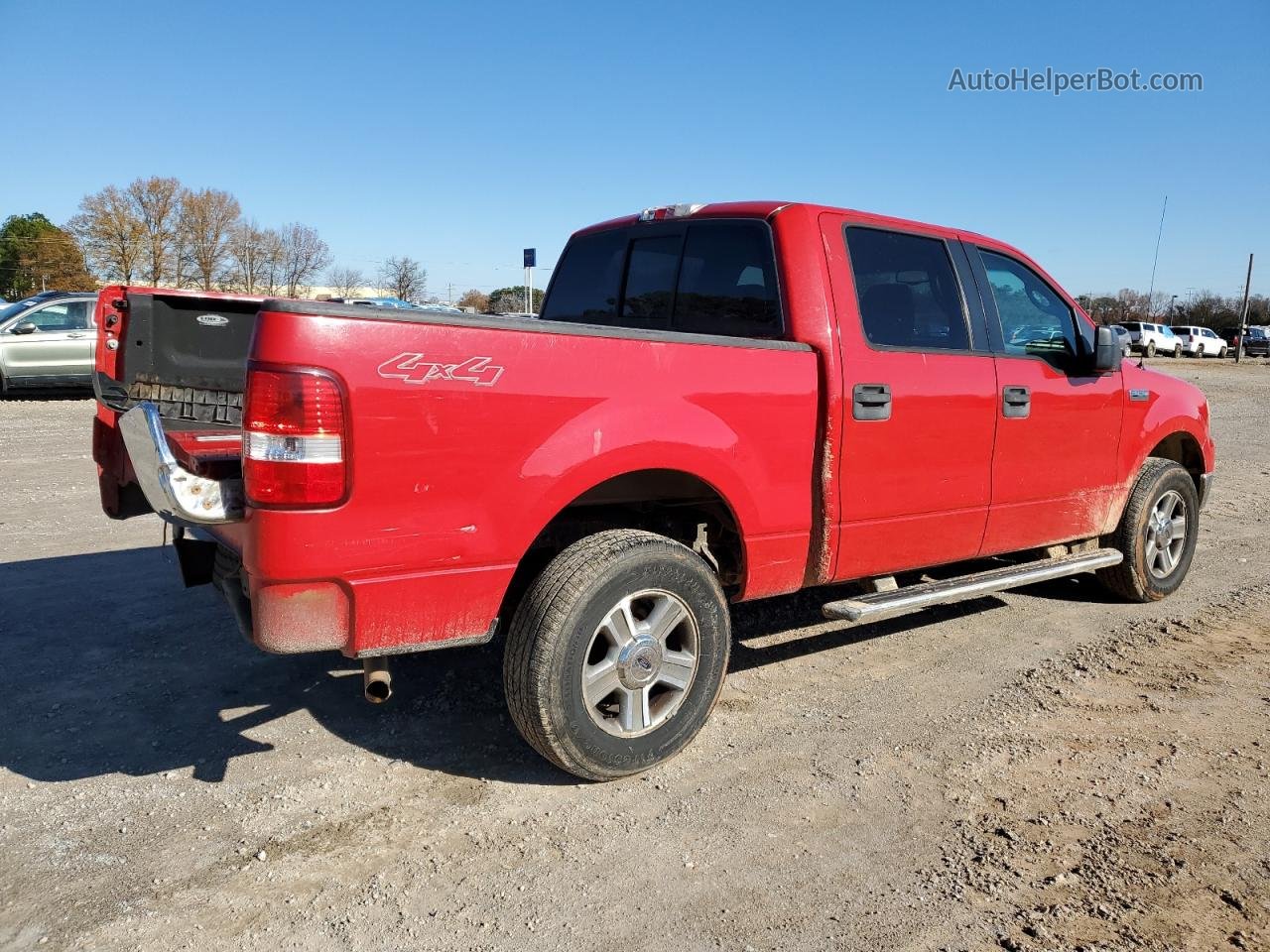 2005 Ford F150 Supercrew Red vin: 1FTPW14525FA98431