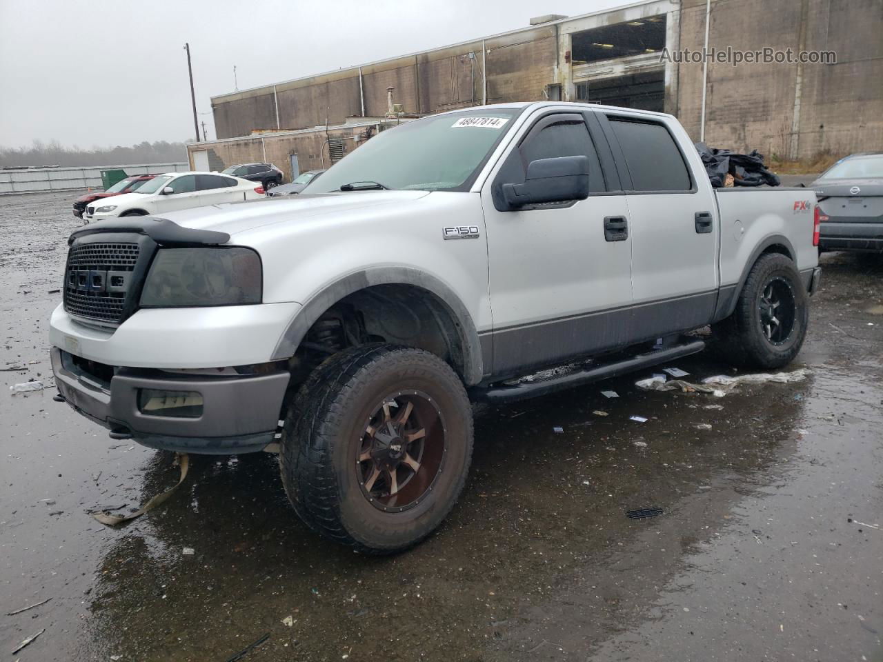 2005 Ford F150 Supercrew Серебряный vin: 1FTPW14525FB04955