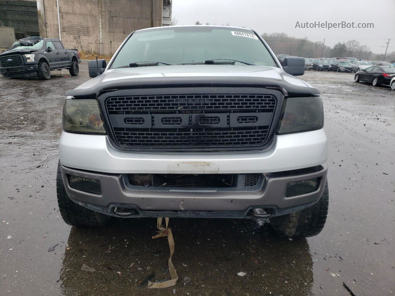 2005 Ford F150 Supercrew Серебряный vin: 1FTPW14525FB04955