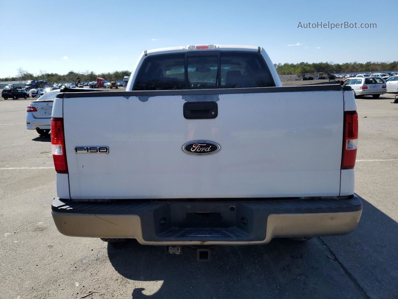 2005 Ford F150 Supercrew Белый vin: 1FTPW14525KC31874