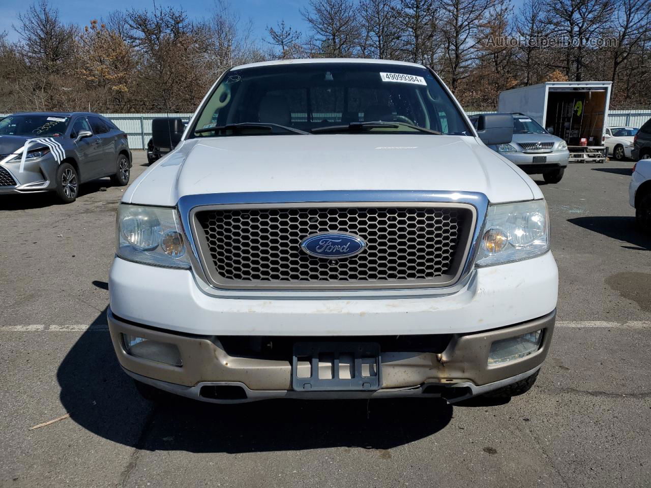 2005 Ford F150 Supercrew White vin: 1FTPW14525KC31874