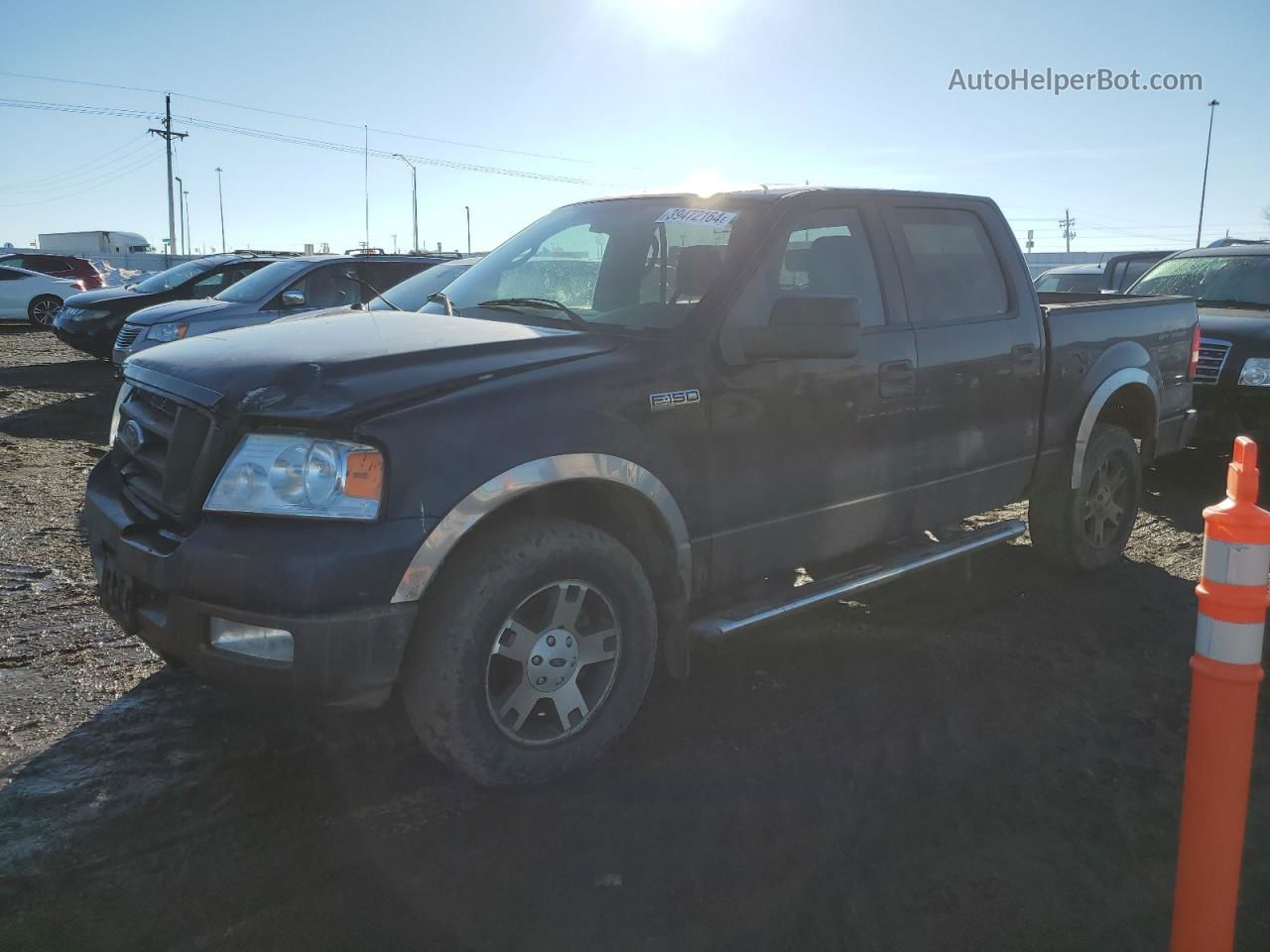 2005 Ford F150 Supercrew Blue vin: 1FTPW14525KC54958