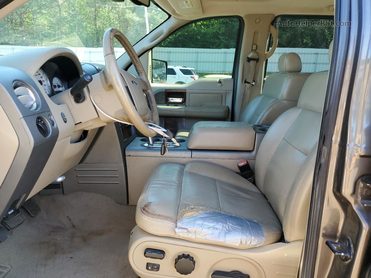 2005 Ford F150 Supercrew Brown vin: 1FTPW14525KC63241