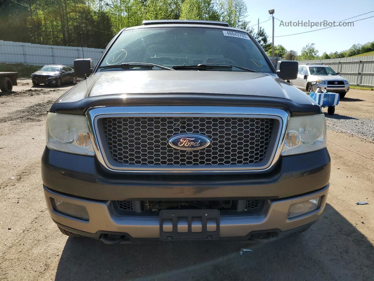 2005 Ford F150 Supercrew Brown vin: 1FTPW14525KC63241