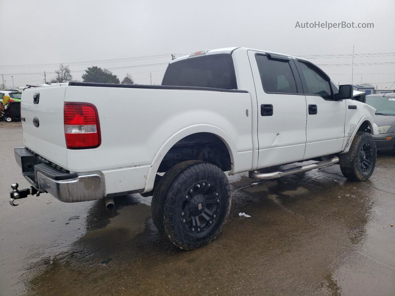 2005 Ford F150 Supercrew White vin: 1FTPW14525KE19665