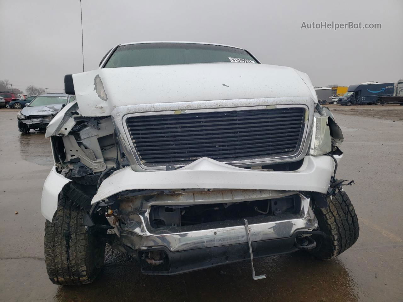 2005 Ford F150 Supercrew White vin: 1FTPW14525KE19665