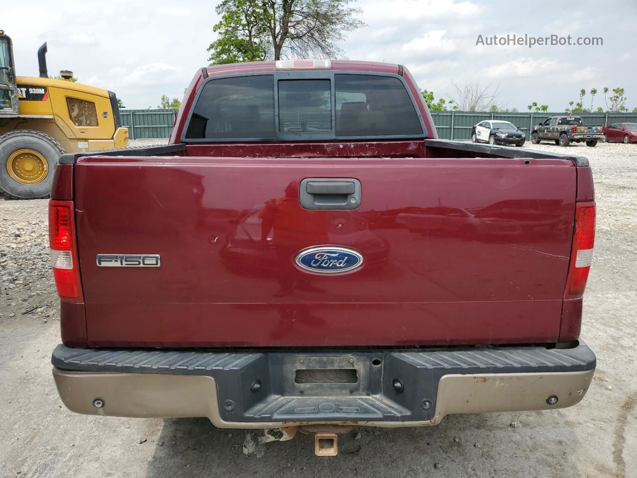 2004 Ford F150 Supercrew Burgundy vin: 1FTPW14534KC92116