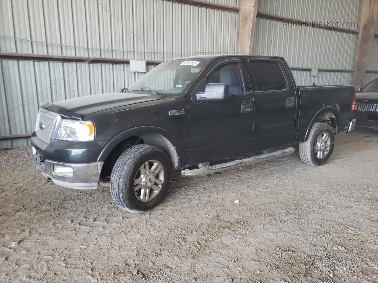 2004 Ford F150 Supercrew Зеленый vin: 1FTPW14534KD25325