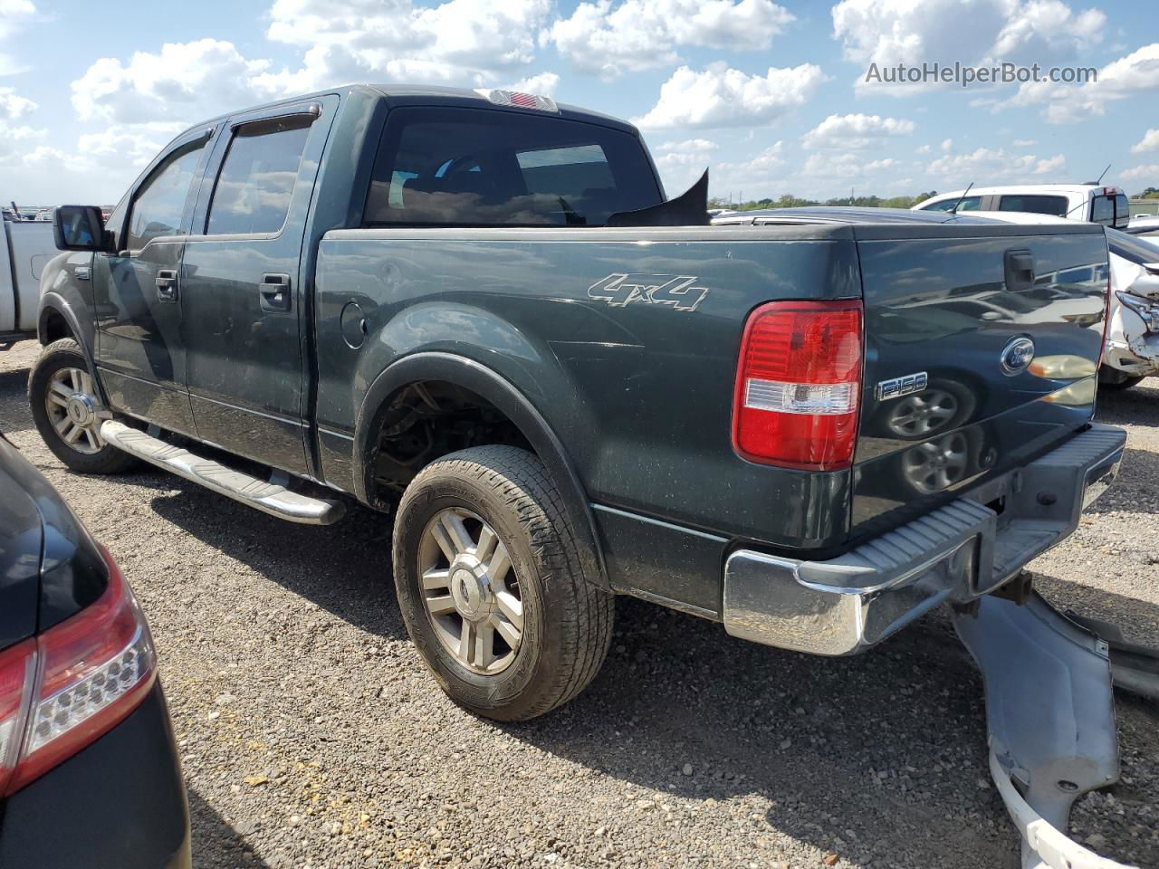 2004 Ford F150 Supercrew Зеленый vin: 1FTPW14534KD25325