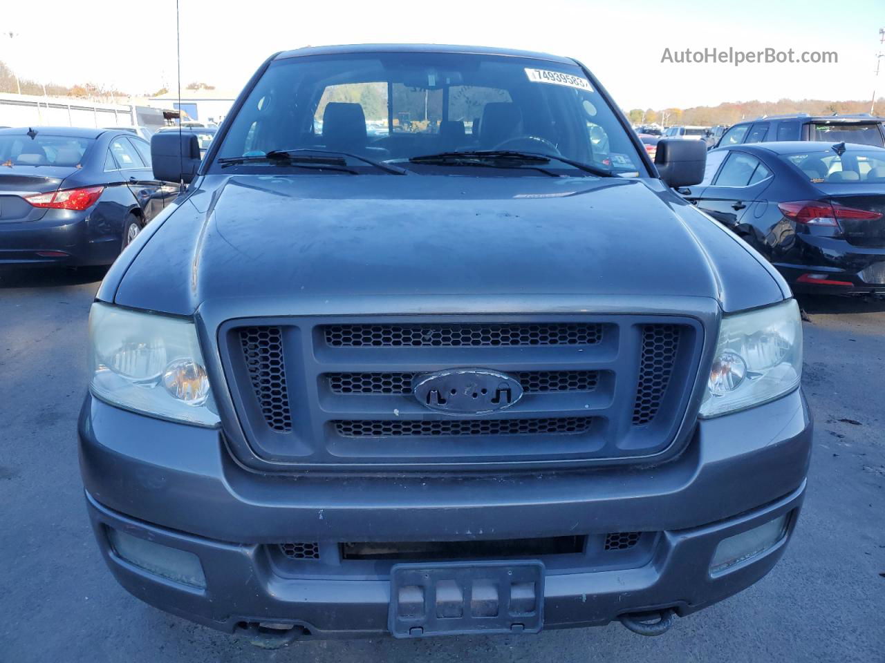 2005 Ford F150 Supercrew Gray vin: 1FTPW14535FA68712