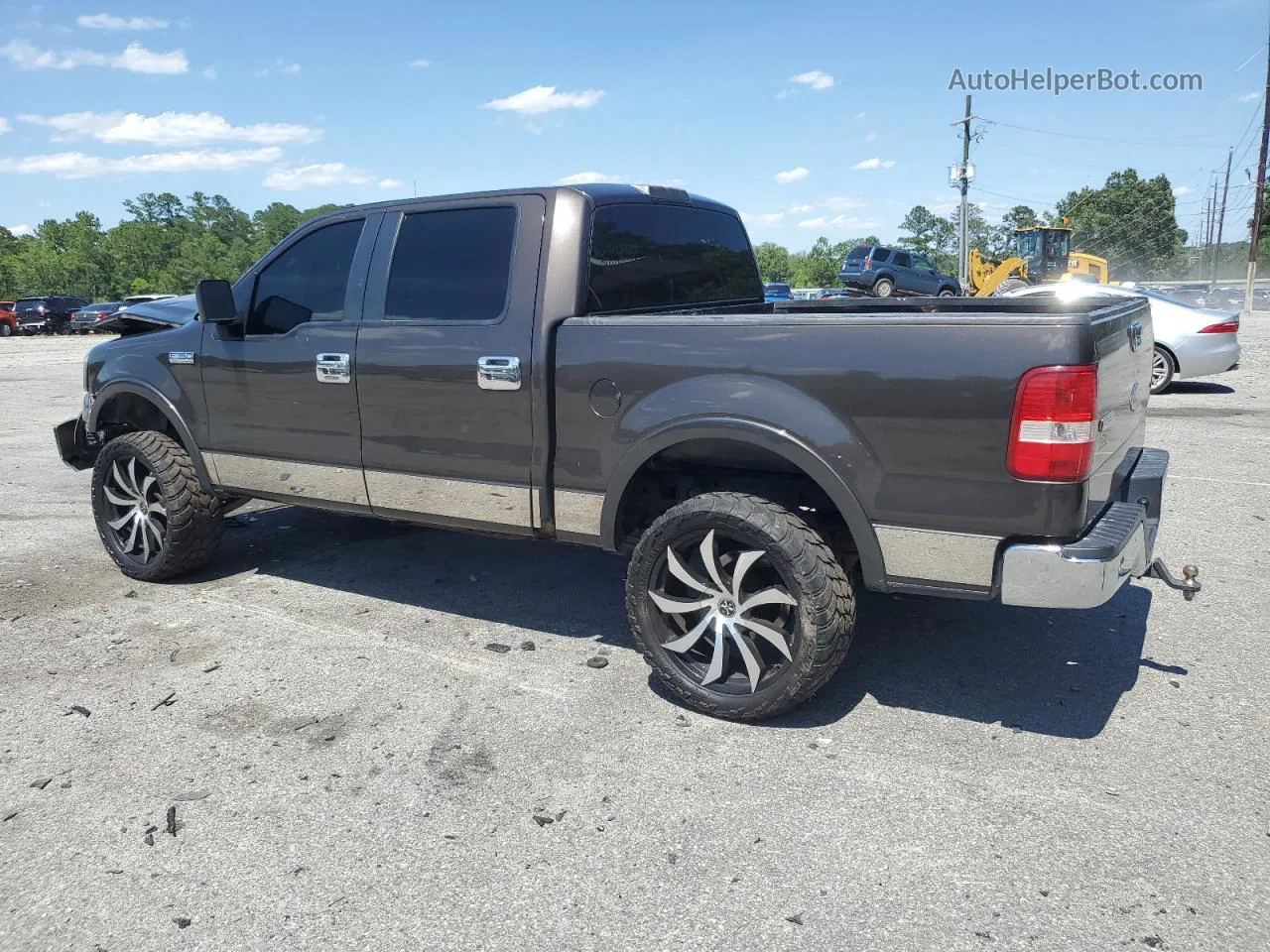 2005 Ford F150 Supercrew Brown vin: 1FTPW14535KC55343