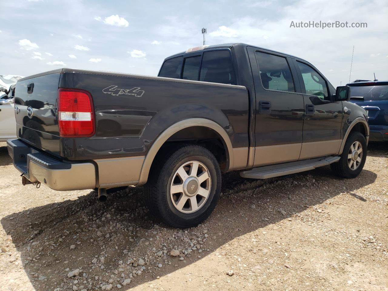 2005 Ford F150 Supercrew Brown vin: 1FTPW14535KD70086