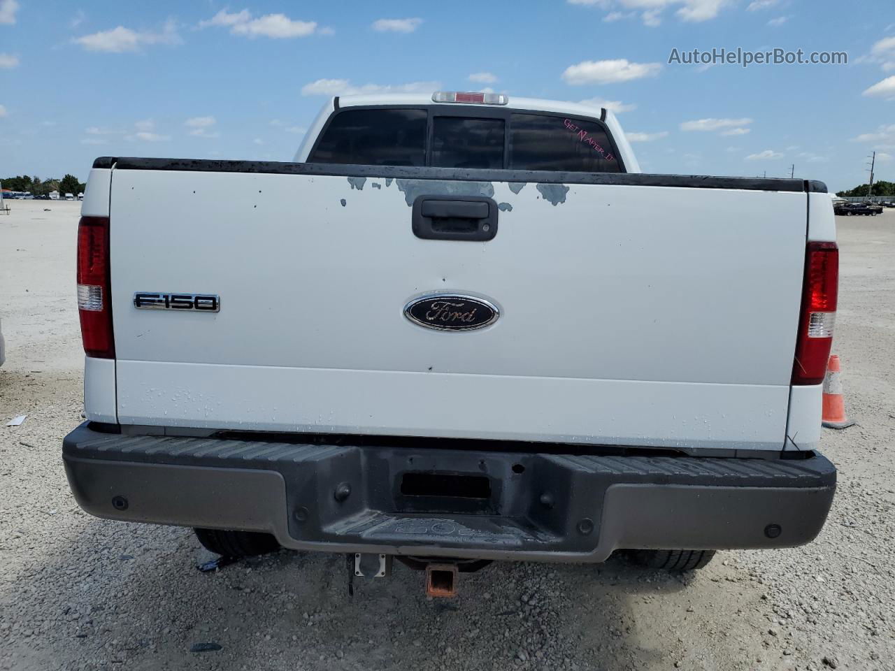 2005 Ford F150 Supercrew White vin: 1FTPW14535KE59155