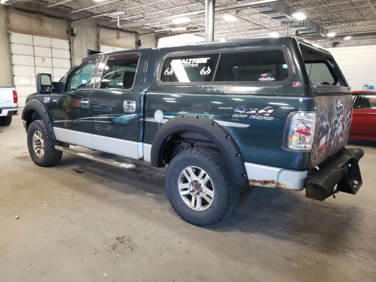 2005 Ford F150 Supercrew Green vin: 1FTPW14535KE78319