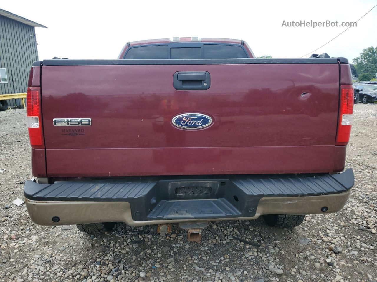 2005 Ford F150 Supercrew Burgundy vin: 1FTPW14535KE85951