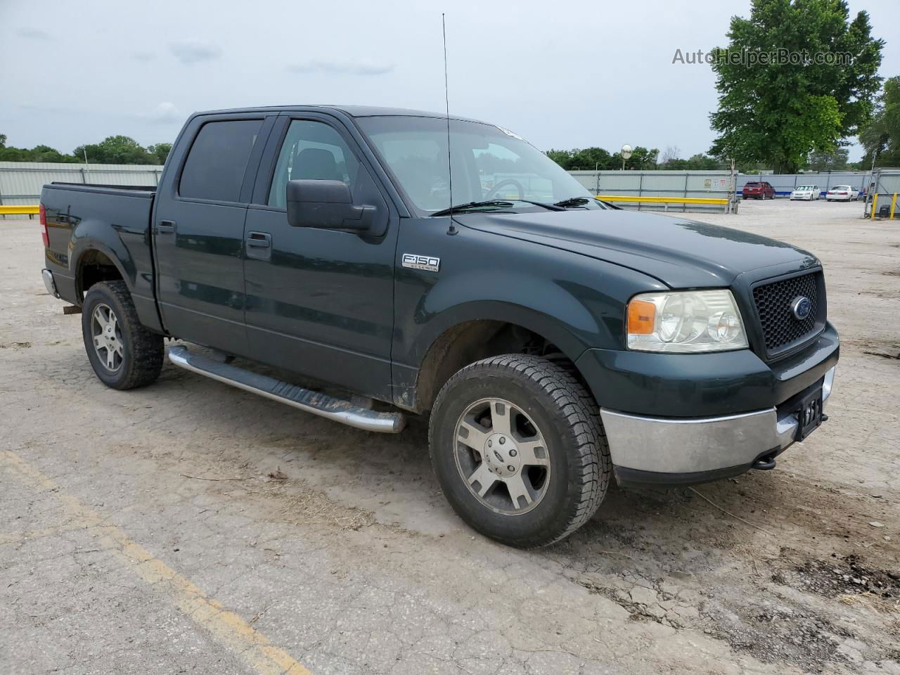 2005 Ford F150 Supercrew Green vin: 1FTPW14535KE97159