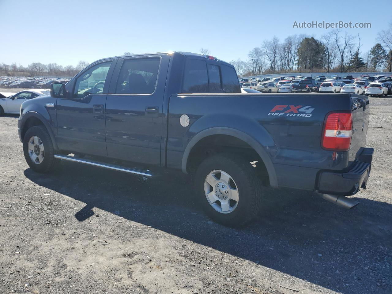 2005 Ford F150 Supercrew Blue vin: 1FTPW14535KF08483