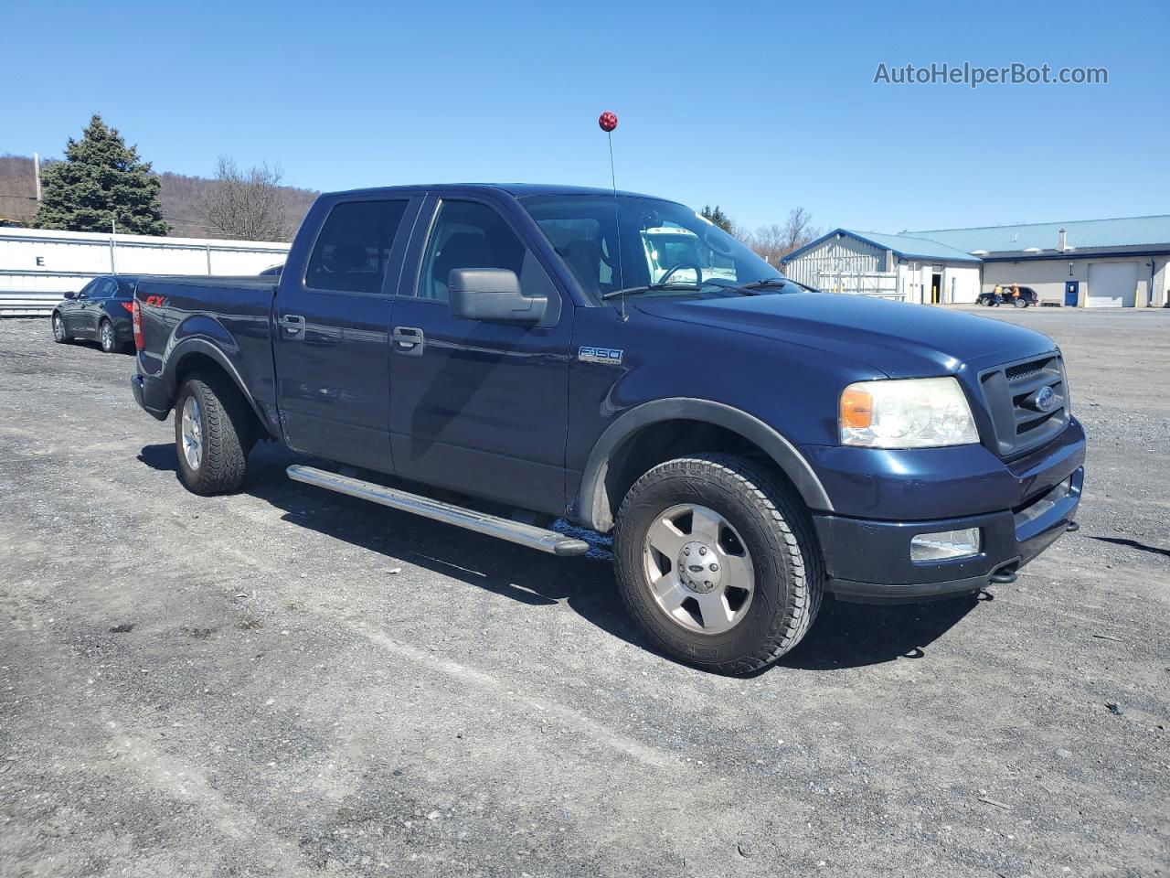 2005 Ford F150 Supercrew Blue vin: 1FTPW14535KF08483