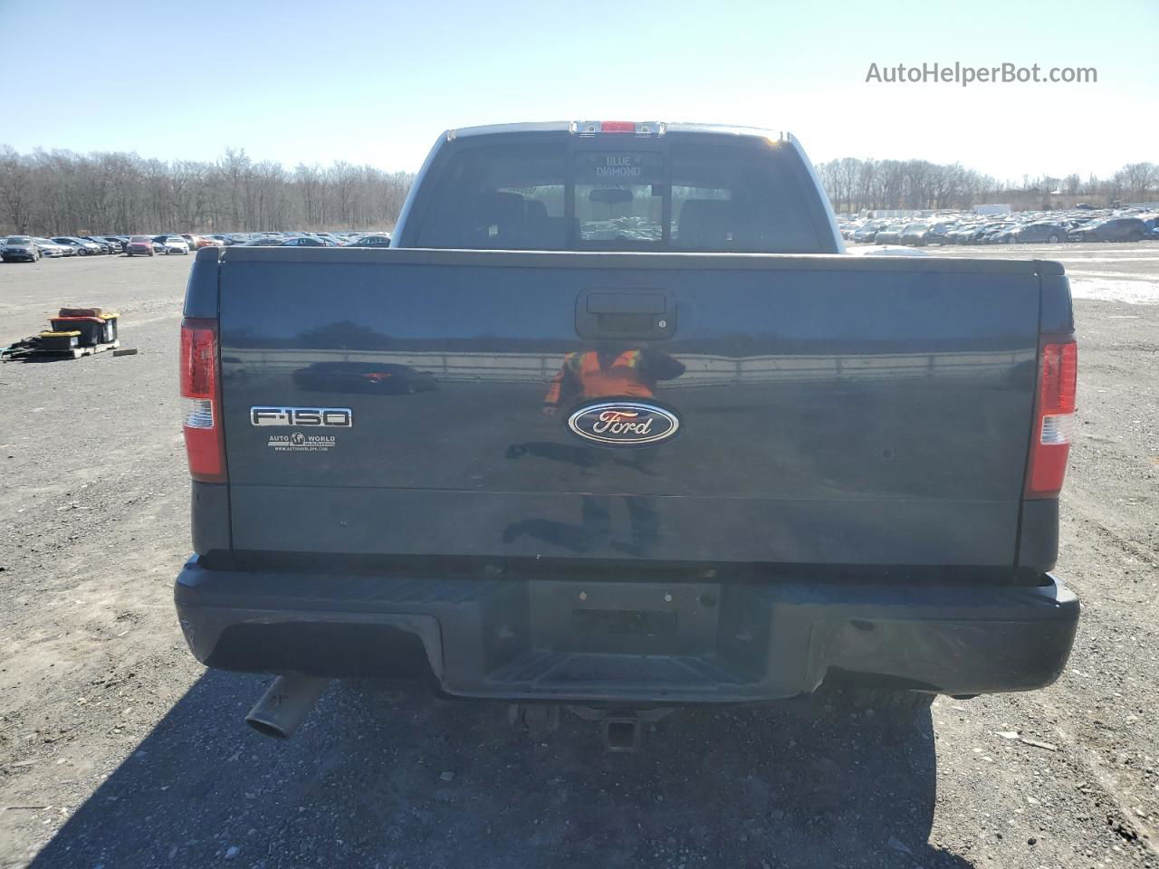 2005 Ford F150 Supercrew Blue vin: 1FTPW14535KF08483