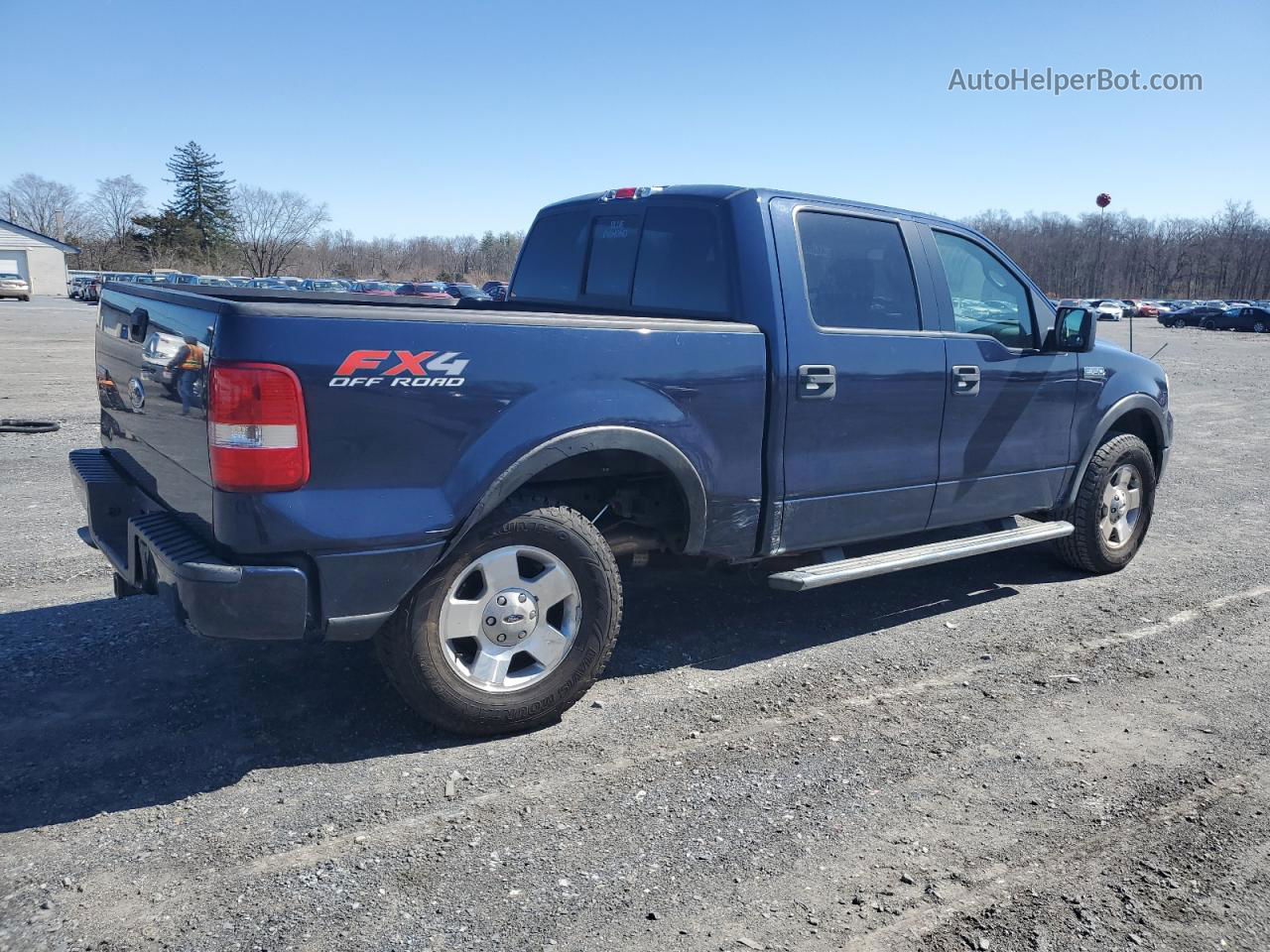 2005 Ford F150 Supercrew Синий vin: 1FTPW14535KF08483