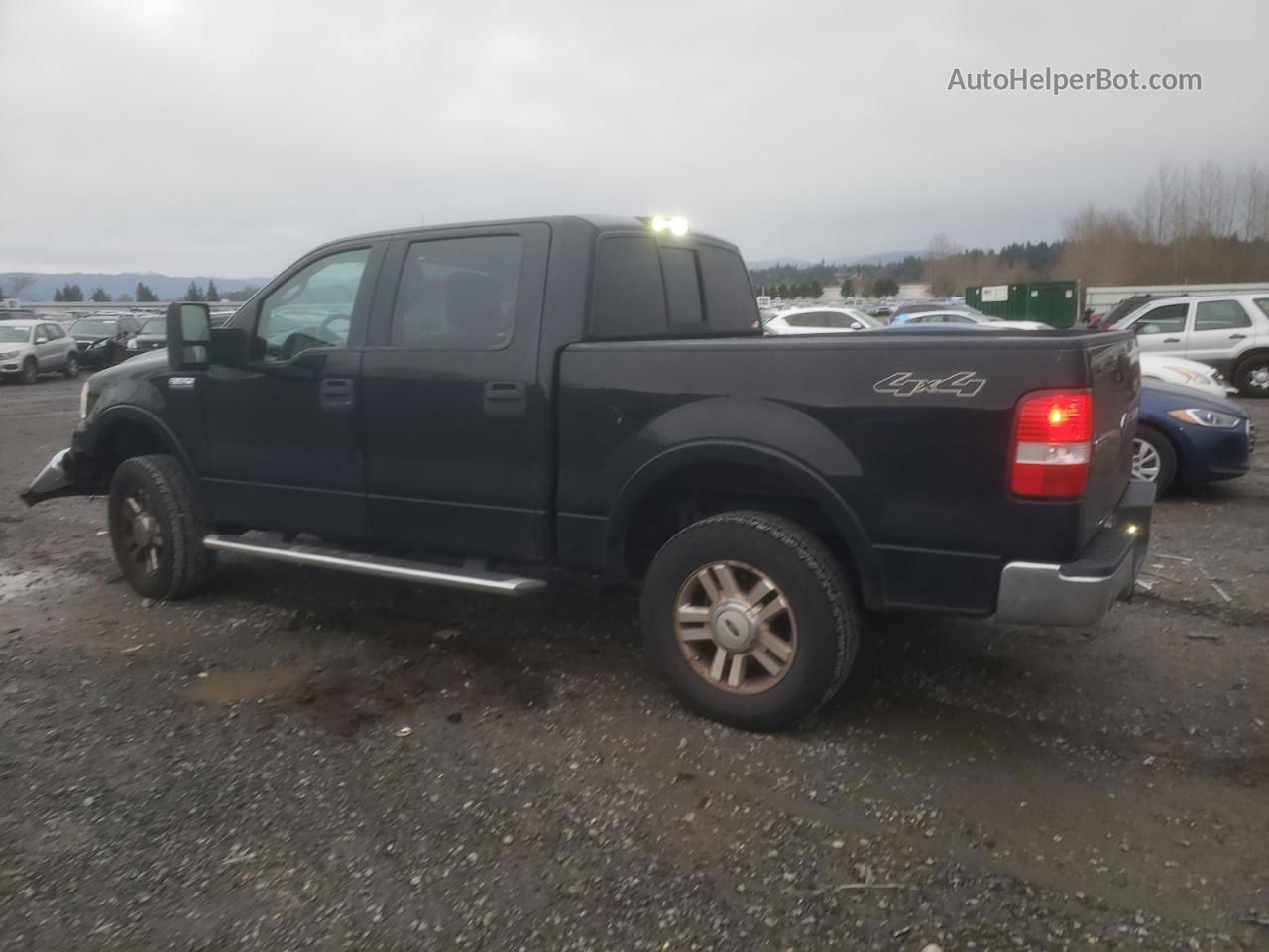 2004 Ford F150 Supercrew Black vin: 1FTPW14544FA37855