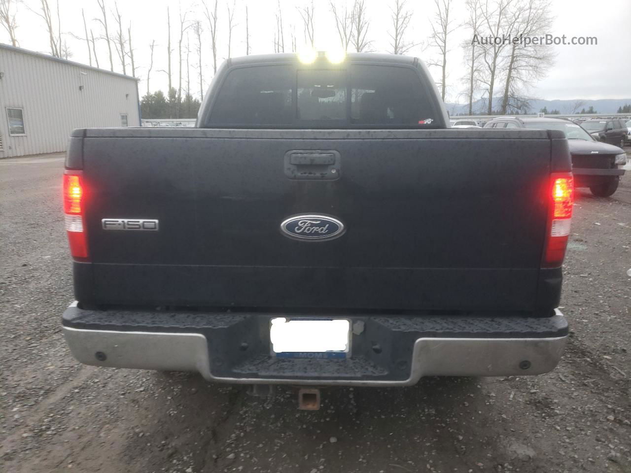 2004 Ford F150 Supercrew Black vin: 1FTPW14544FA37855