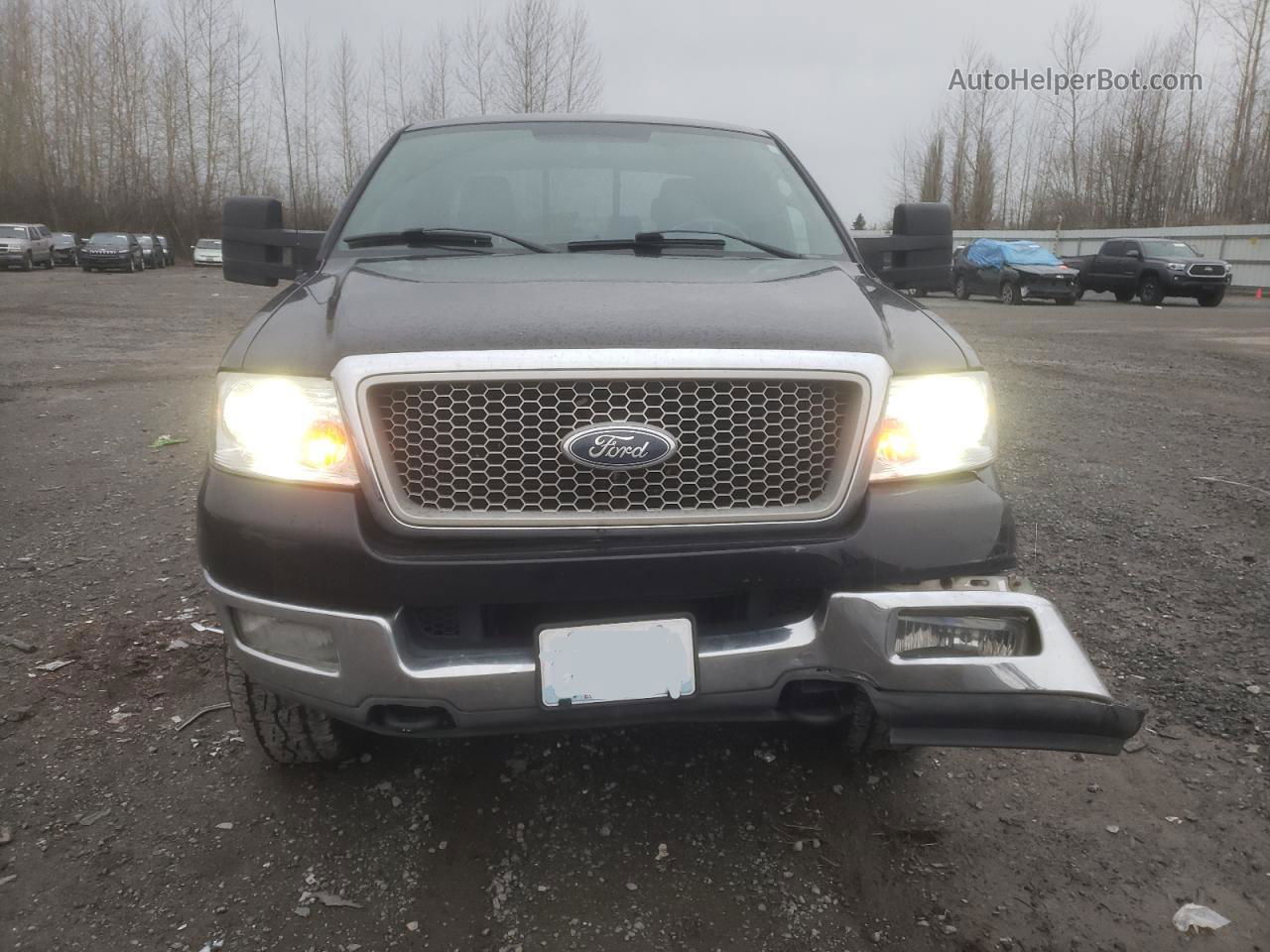 2004 Ford F150 Supercrew Черный vin: 1FTPW14544FA37855