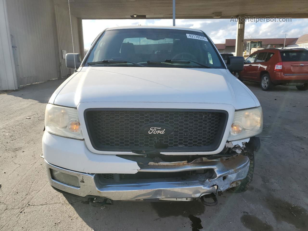 2004 Ford F150 Supercrew White vin: 1FTPW14544KB97337