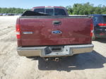 2004 Ford F150 Supercrew Burgundy vin: 1FTPW14544KC15545