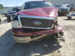 2004 Ford F150 Supercrew Burgundy vin: 1FTPW14544KC15545