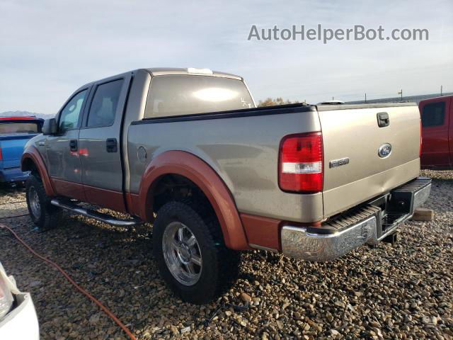 2004 Ford F150 Supercrew Tan vin: 1FTPW14544KC89922