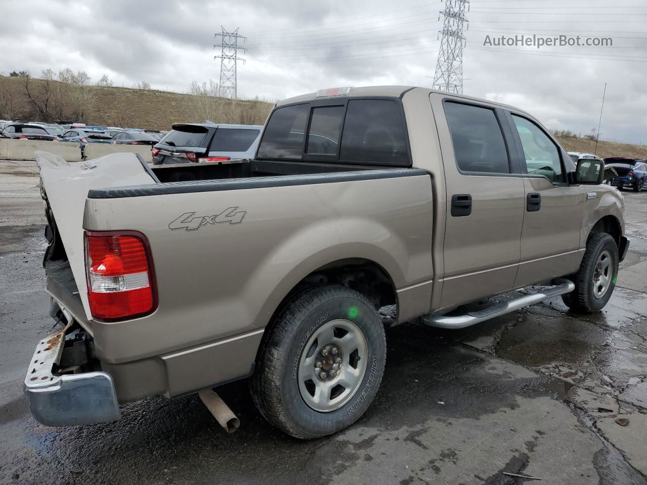 2004 Ford F150 Supercrew Gold vin: 1FTPW14544KC91136