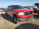 2005 Ford F150 Supercrew Red vin: 1FTPW14545FA64751