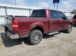 2005 Ford F150 Supercrew Maroon vin: 1FTPW14545FA80237