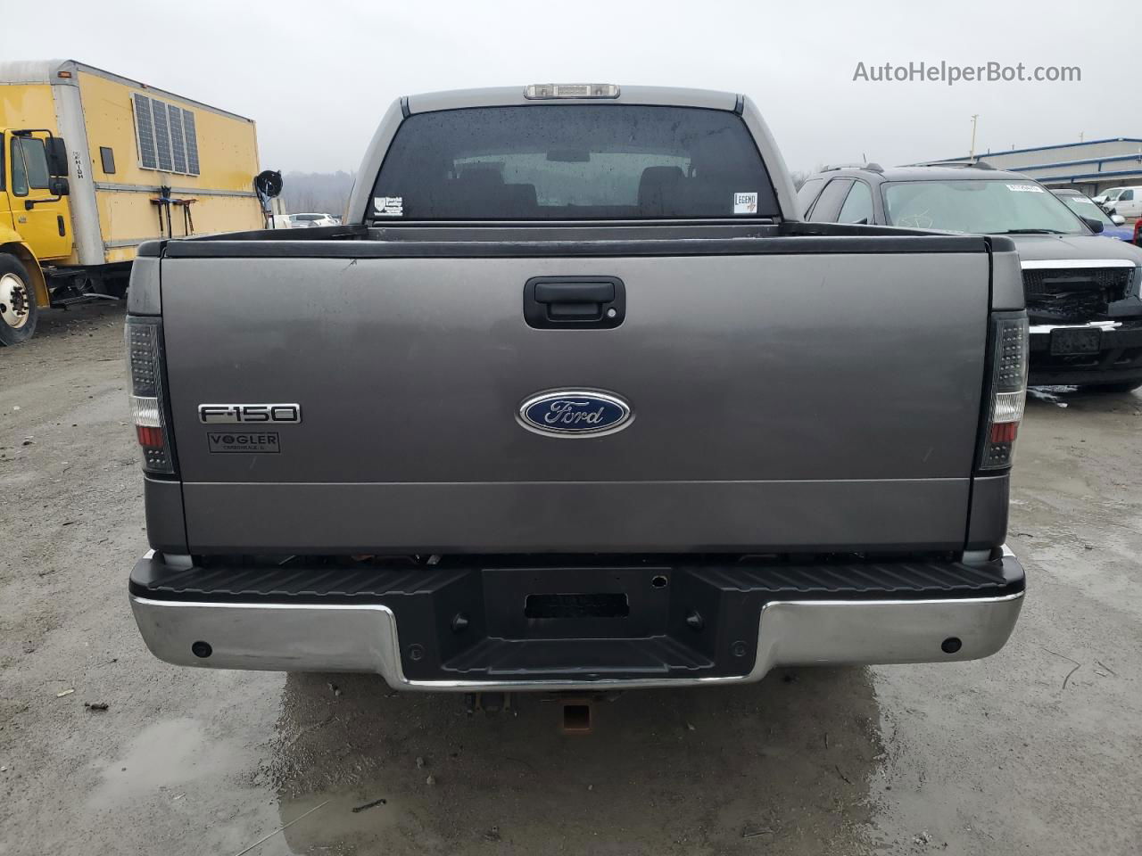 2005 Ford F150 Supercrew Gray vin: 1FTPW14545FA97863