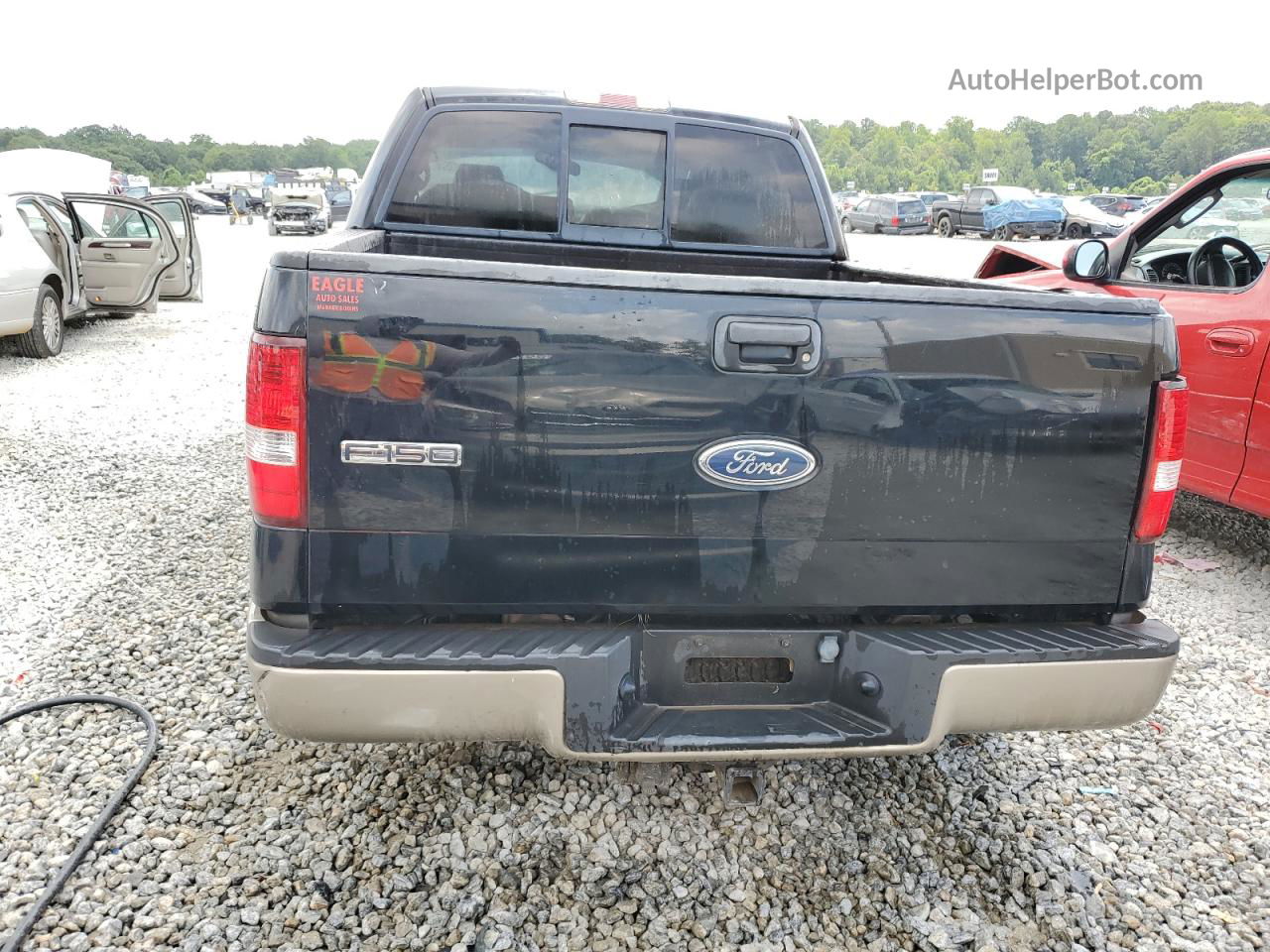 2005 Ford F150 Supercrew Black vin: 1FTPW14545FB01152