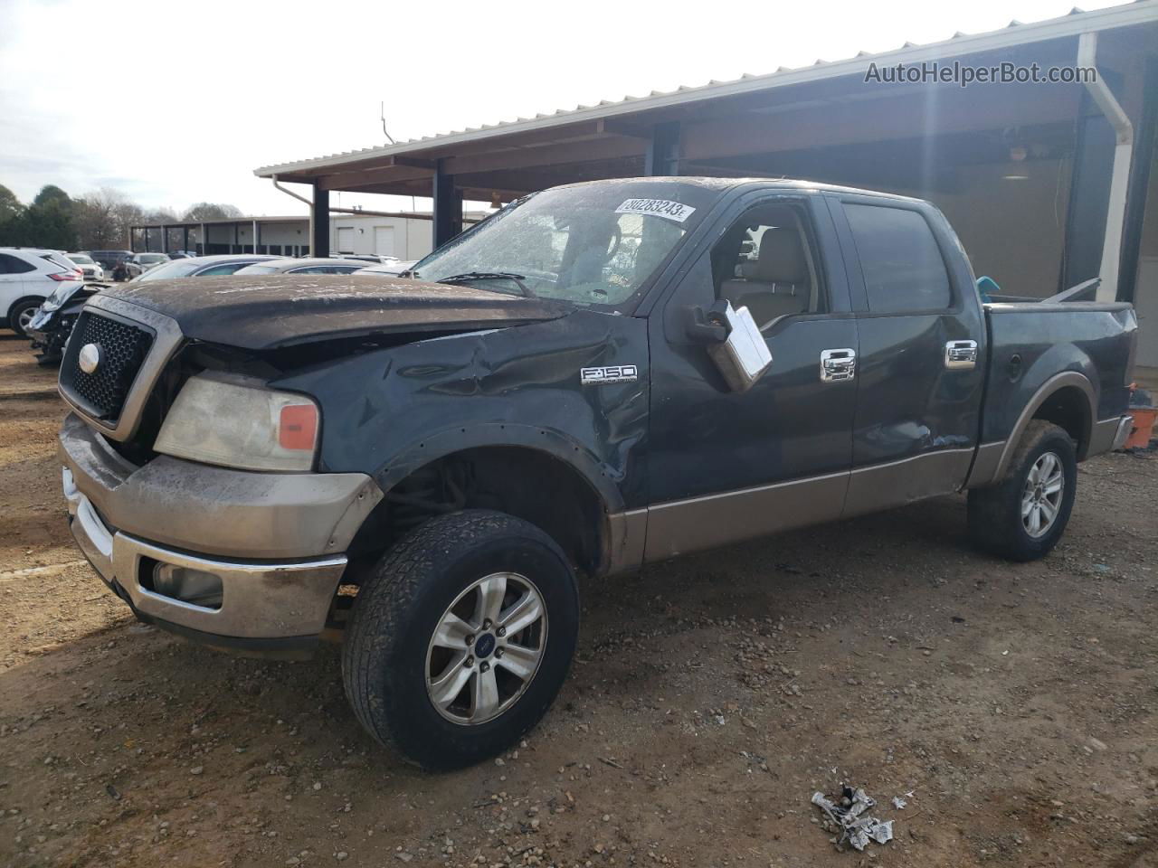 2005 Ford F150 Supercrew Green vin: 1FTPW14545FB09056