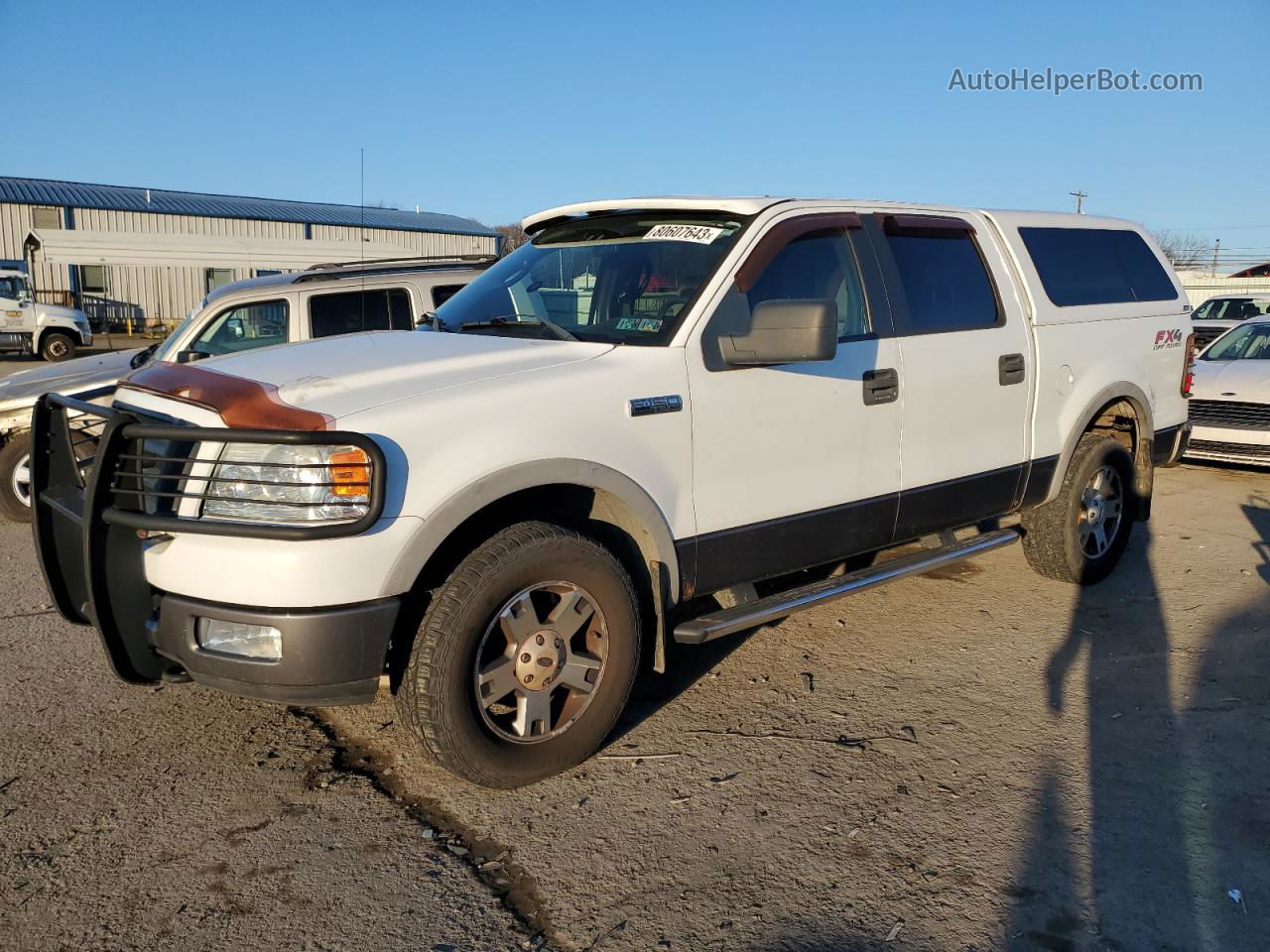 2005 Ford F150 Supercrew Белый vin: 1FTPW14545KE71332