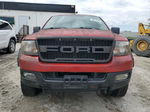 2005 Ford F150 Supercrew Red vin: 1FTPW14545KE83173