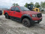 2005 Ford F150 Supercrew Красный vin: 1FTPW14545KE83173