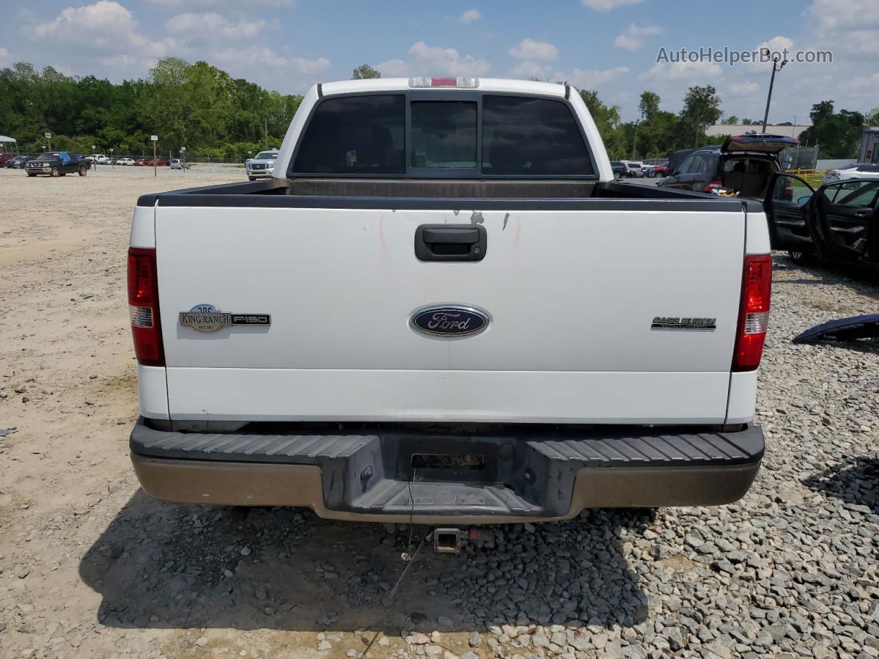 2005 Ford F150 Supercrew White vin: 1FTPW14545KF16110