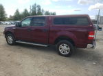 2004 Ford F150 Supercrew Maroon vin: 1FTPW14554KC01718