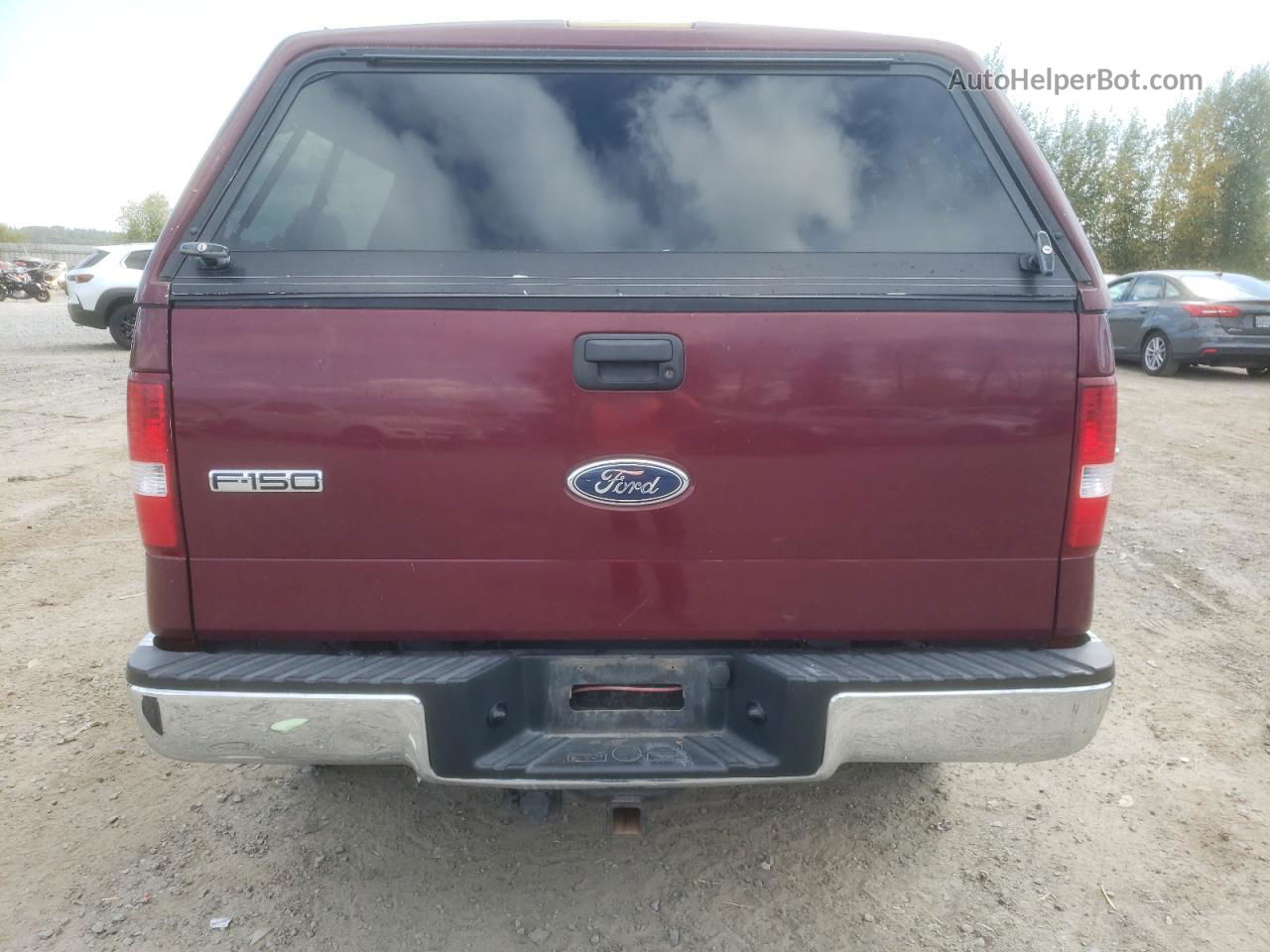 2004 Ford F150 Supercrew Maroon vin: 1FTPW14554KC01718