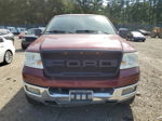 2004 Ford F150 Supercrew Burgundy vin: 1FTPW14554KC93204